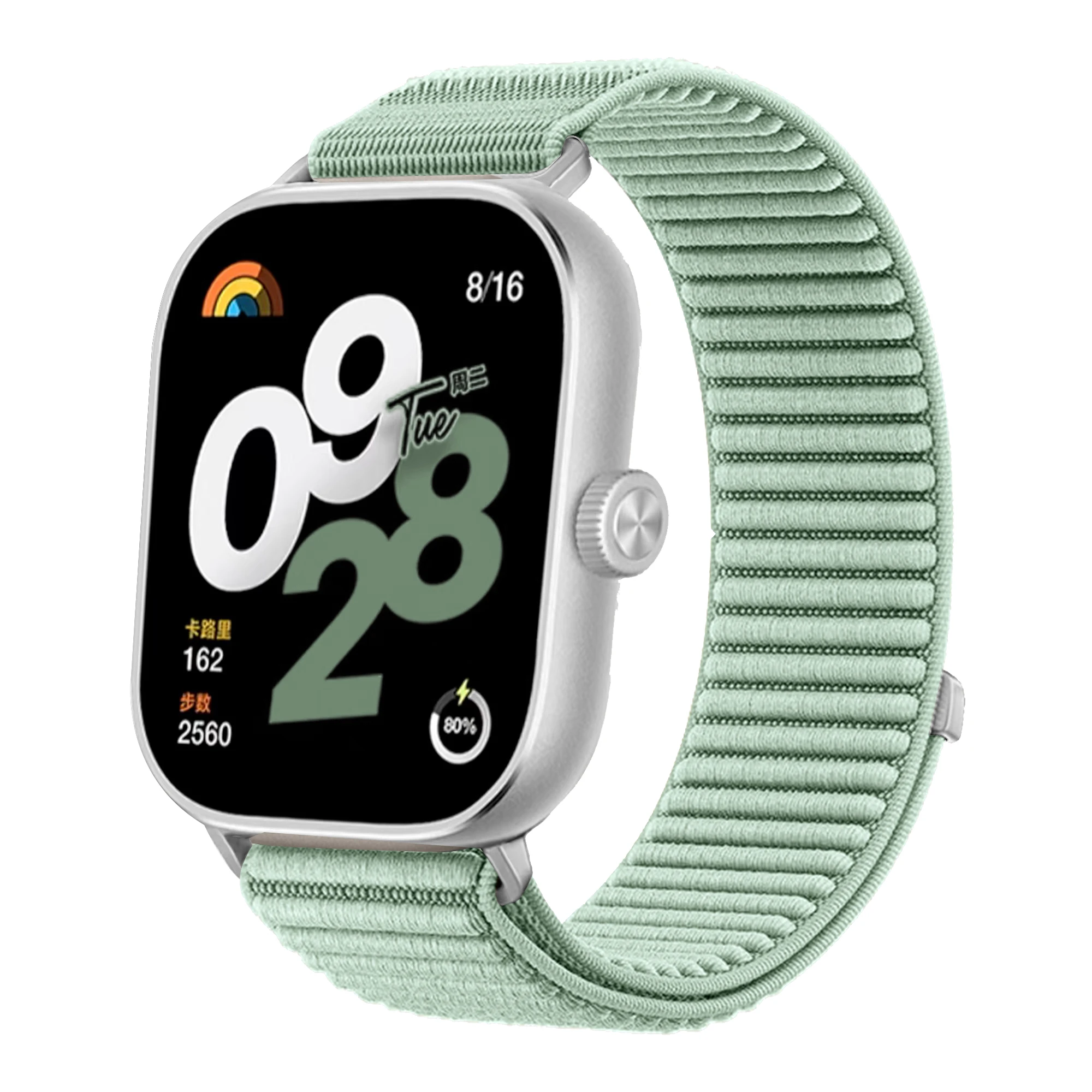 Enhanced Sports Nylon Braided Loop Strap with Metal Head - Versatile Watchband Bracelet Belt
