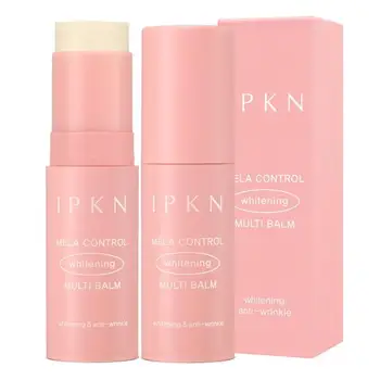 IPKN IPKN Whitening Multi Balm x 2pcs + Gift Wrinkle Stick Whitening Moisturizing Hydrating Glow Cream 1