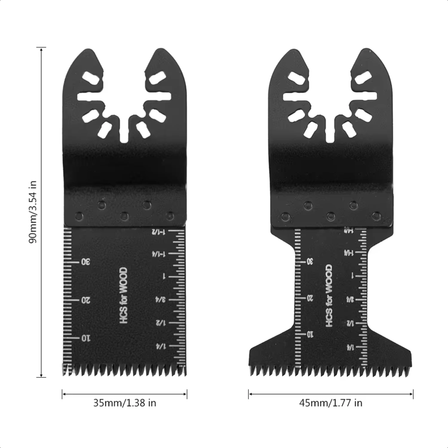 20Pcs Multitool Blades for Fast Cutting-Quick Release Oscillating Blades for Wood Plastic Metal