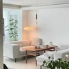Nelson bubble Wall Light Design japanese rotating lamp Hand woven Silk lamp for hallway Decorative Bedside bedroom reading lamp 5