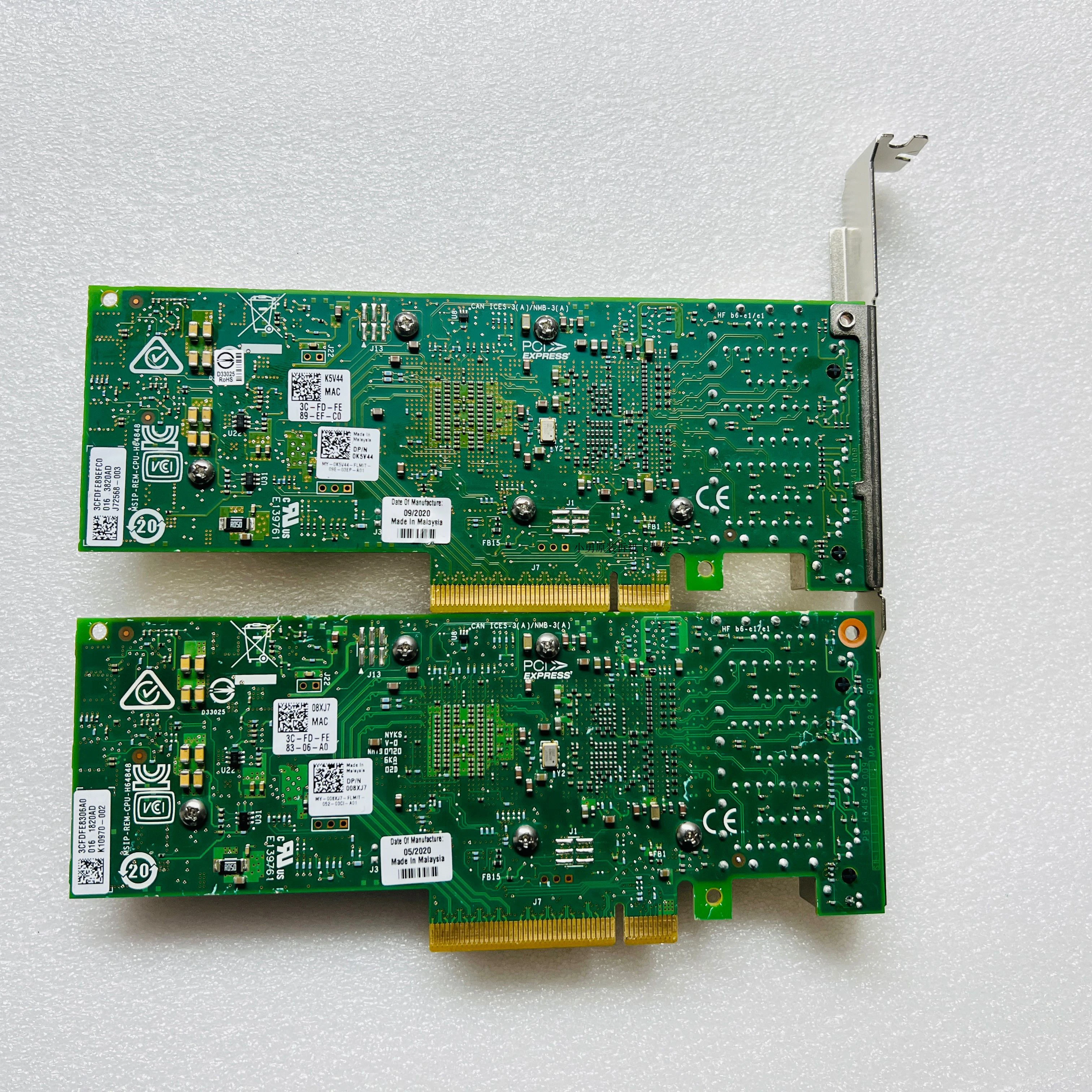 1PCS For INTEL four port 10 Gigabit Ethernet card RJ45 Ethernet card For Dell 0K5V44 08XJ7 X710-T4 4 1PCS For INTEL four port 10 Gigabit Ethernet card RJ45 Ethernet card For Dell 0K5V44 08XJ7 X710-T4 - Image 2