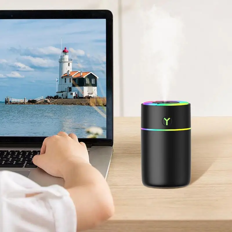 Car Humidifier Diffuser Portable Colorful Air Humidifier Car Air Diffuser Water Cup Shape Design Stylish Freshener