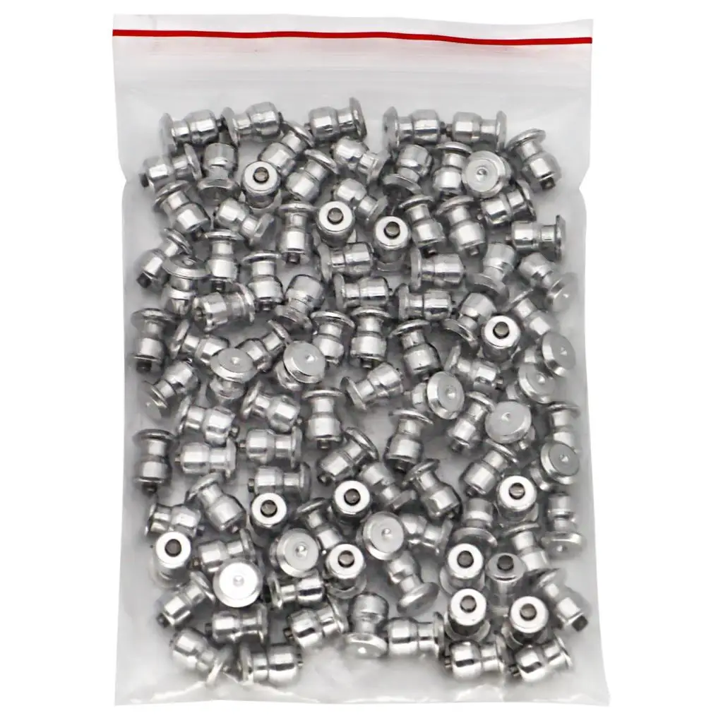 100pcs Winter Wheel Lugs Car Tires Studs Screw Snow Spikes Wheel Tyre Snow Studs For Shoes ATV Car Motorcycle Tire 8x10mm