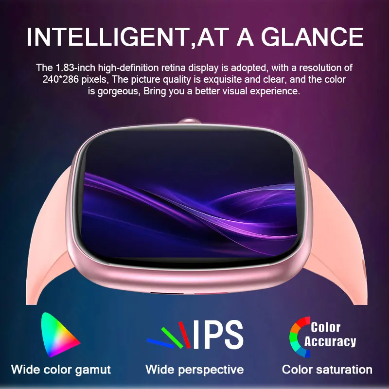 LIGE 2025 New Smart Watch Bluetooth Call Message Reminder 24 Hour Health Monitoring Smart Watch Gift for Men Women Reloj Mujer