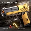 Mini Desert Eagle M1911 Soft Bullet Toy Gun Shell Throwing Continuous Firing Small Pistol Outdoor Sports Shooting Blaster 6