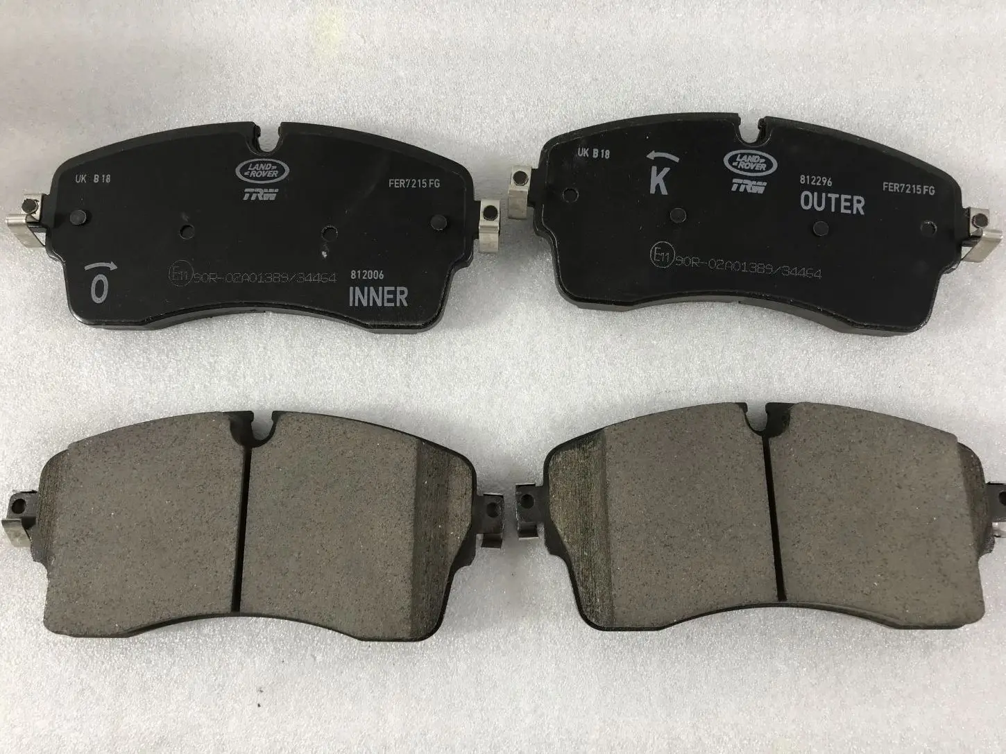 Land Rover front wheel brake pads are applicable to range rover administration, Range Rover Sport and discovery 5 LR110409 parking brake