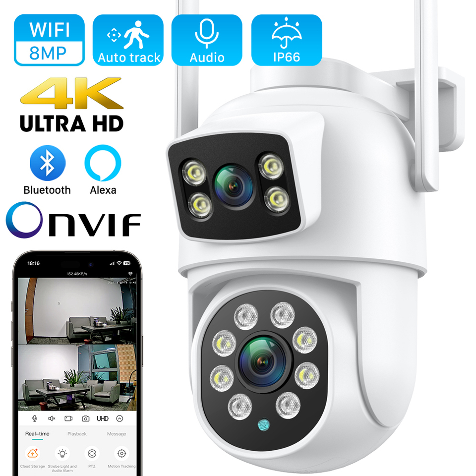 ÐÐ°Ð¼ÐµÑÐ° ÐÐ°ÑÑÐ¶Ð½Ð¾Ð³Ð¾ Ð²Ð¸Ð´ÐµÐ¾Ð½Ð°Ð±Ð»ÑÐ´ÐµÐ½Ð¸Ñ, 4K, 8 ÐÐ¿, HD, Wi-Fi, PTZ, Ð´Ð²Ð¾Ð¹Ð½Ð¾Ð¹ Ð¾Ð±ÑÐµÐºÑÐ¸Ð² 4 ÐÐ, Ð¸Ð¸, Ð°Ð²ÑÐ¾ÑÐ»ÐµÐ¶ÐµÐ½Ð¸Ðµ, IP, P2P iCSee