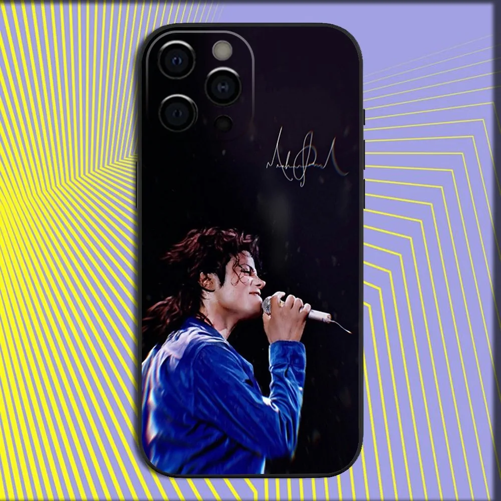 Michael Jackson Tribute Soft Black Phone Case Cover