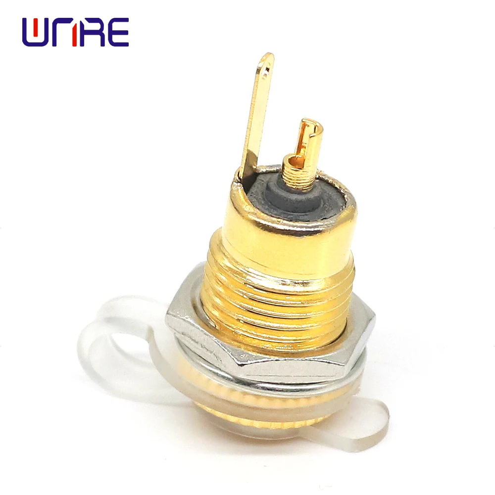 Gold Plated High Duty 15A DC-099 5.5 x 2.1mm 5.5*2.5 DC Power Female Socket Jack Panel Mount Connector Adapter with Transparent 