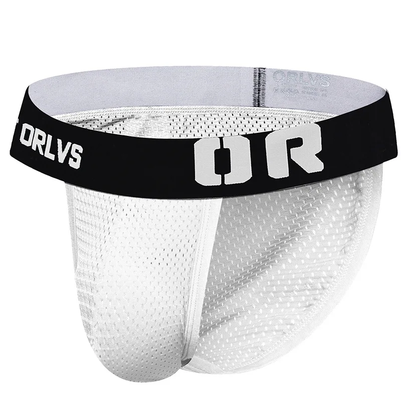 

ORLVS men's panties summer mesh breathable comfortable wingless briefs men's OR208