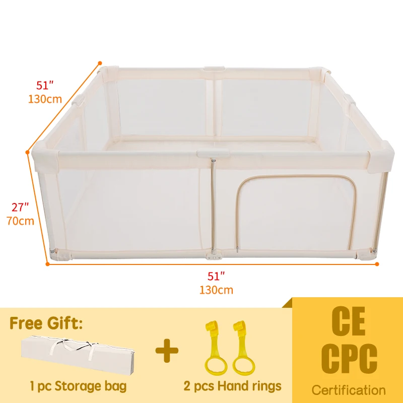 Pangdube foldable בייבי playpen ללא התקנה תינוק גדר תינוק גדר התינוק מרכז פעילות פארק קיפול מקורה לילדים