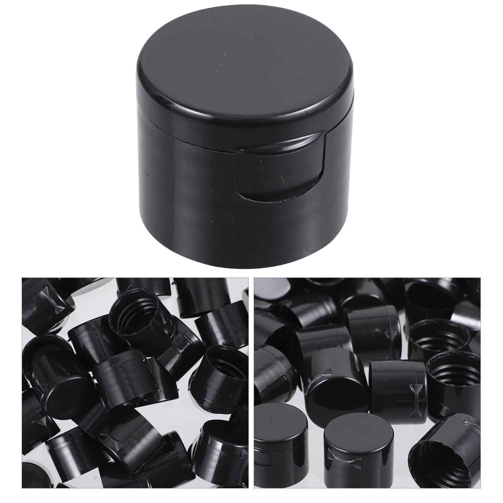 

50 Pcs Wired Sports Pull Cover Water Kettle Push Bottle Caps Plastic Leakage-proof Tops