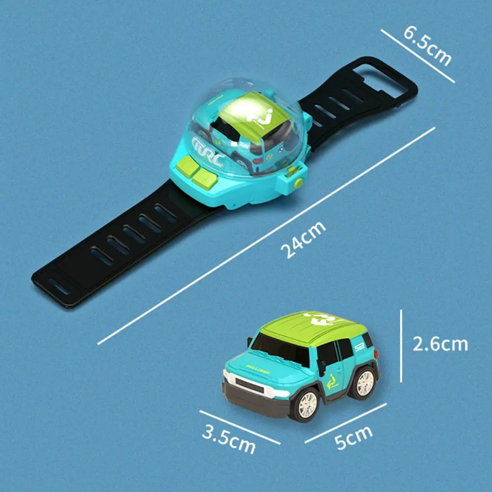 Rechargeable Remote Control Toy 2.4ghz Rc Mini Racing Vehicle Wrist Toy with Led Light for Kids Remote Control Car with for Boys 3