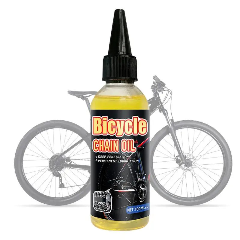 

100ml Durable Bicycle Maintenance Lubricant Mountain Bike Lubricating Oil Antirust Grease Performance Chain Maintenance Oil