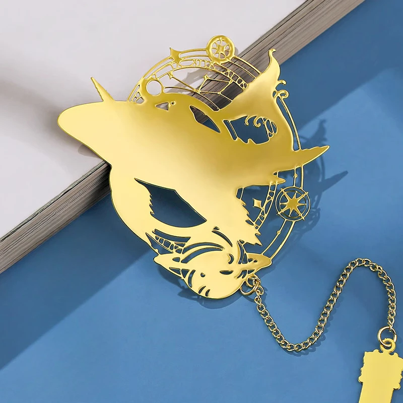 Chinese Style Palace Museum Wanxiang Kunpeng Metal Small Bookmarks, Students Teachers Exquisite Gifts Souvenirs Decorations, 1Pc