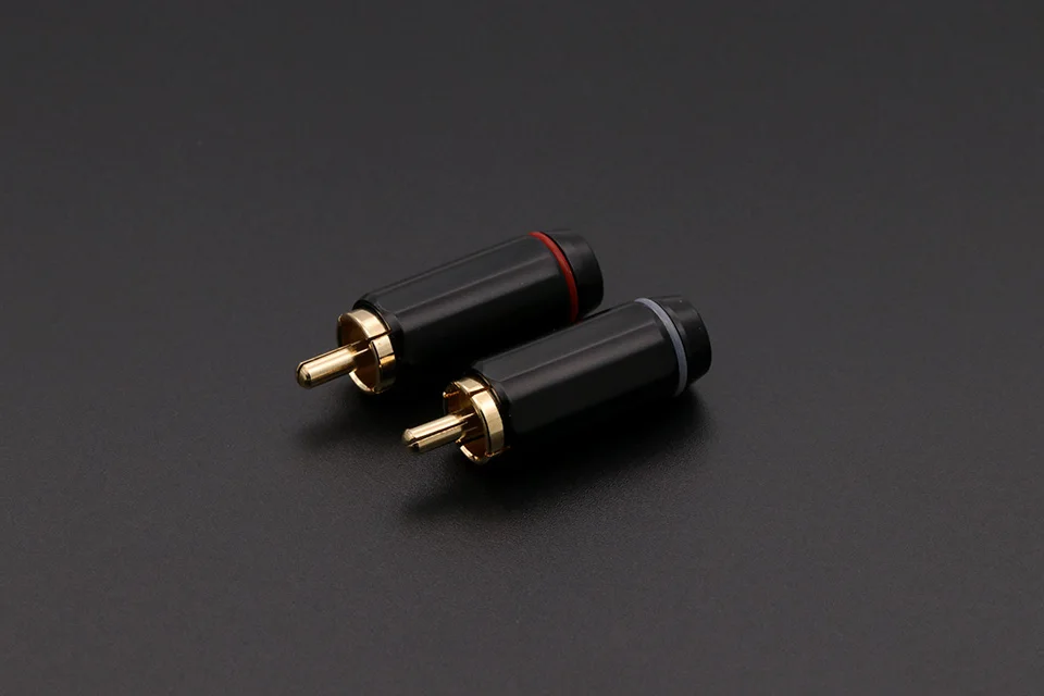 ouro rca conector, suporte cabo até to6mm,
