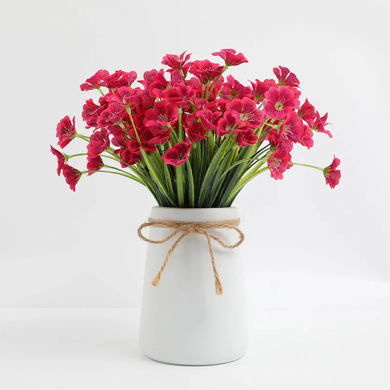 

Artificial Flower Silk 5 heads spring grass flowers Room Home Christmas Decor Wedding Arrangement Accessories artificial plants