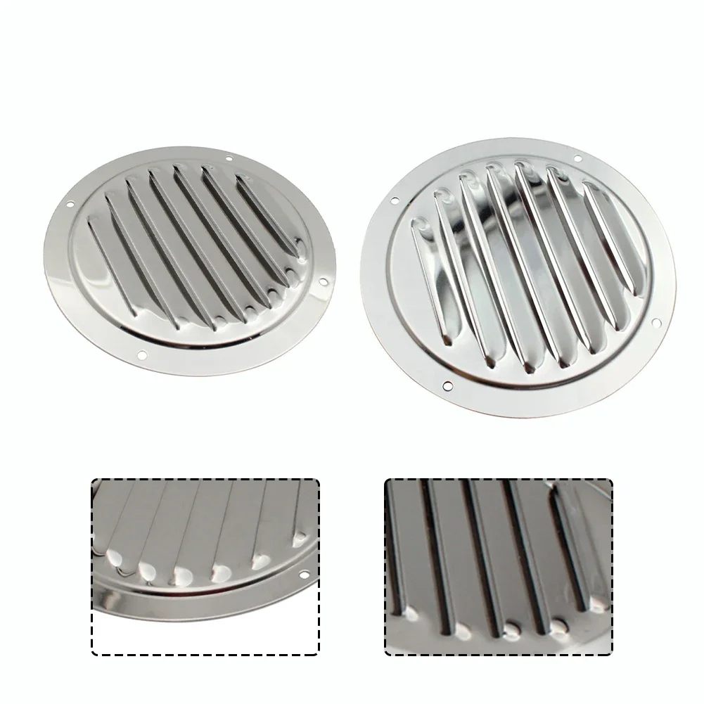 Stainless Steel Air Vent Grille Round Ventilation Grille Louver Air Outlet Conditioner Heating & Cooling Systems Vent