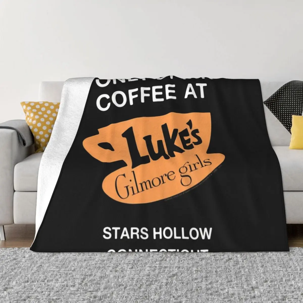 

The Gilmore Movie Vintage, Gilmore Comedy drama Film Throw Blanket sofa bed Hairys christmas decoration Blankets