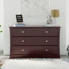 Storkcraft Crescent 6 Drawer Double Dresser (Espresso) – GREENGUARD Gold Certified, Dresser For Nursery, 3