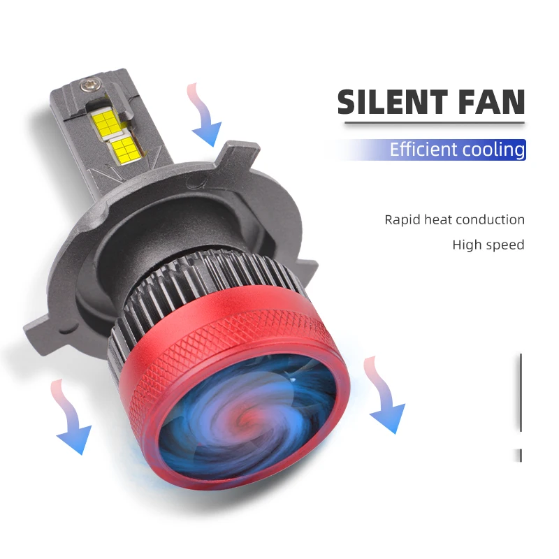 K13 Mini Digital Car LED Headlights White 130W H4 LED Lights H1 H7