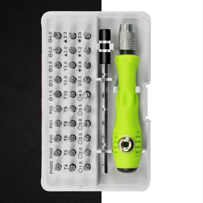 32-in-one multi-function manual screwdriver screwdriver mobile phone computer electronic product maintenance disassembly toolset