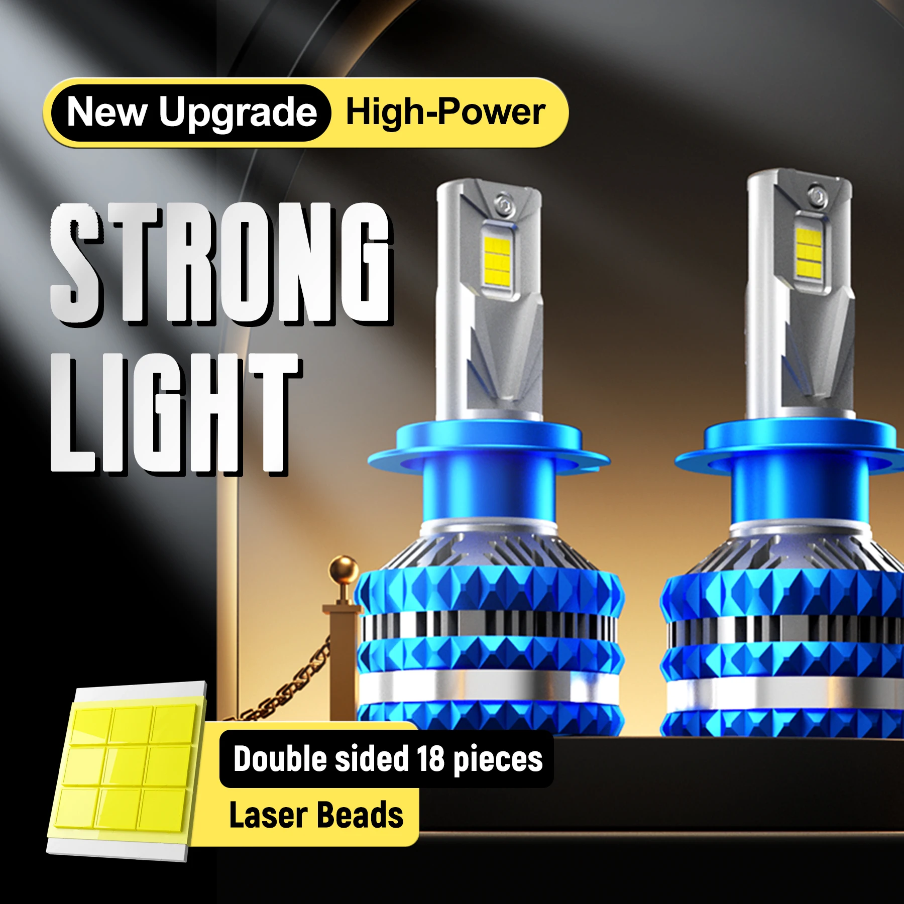 Canbus LED headlight bulb H1 H3 H7 H11 H9 H8 9005 H10 9006 9012 881 880 9004 9007 H13/9008 12V 240W Super bright copper core