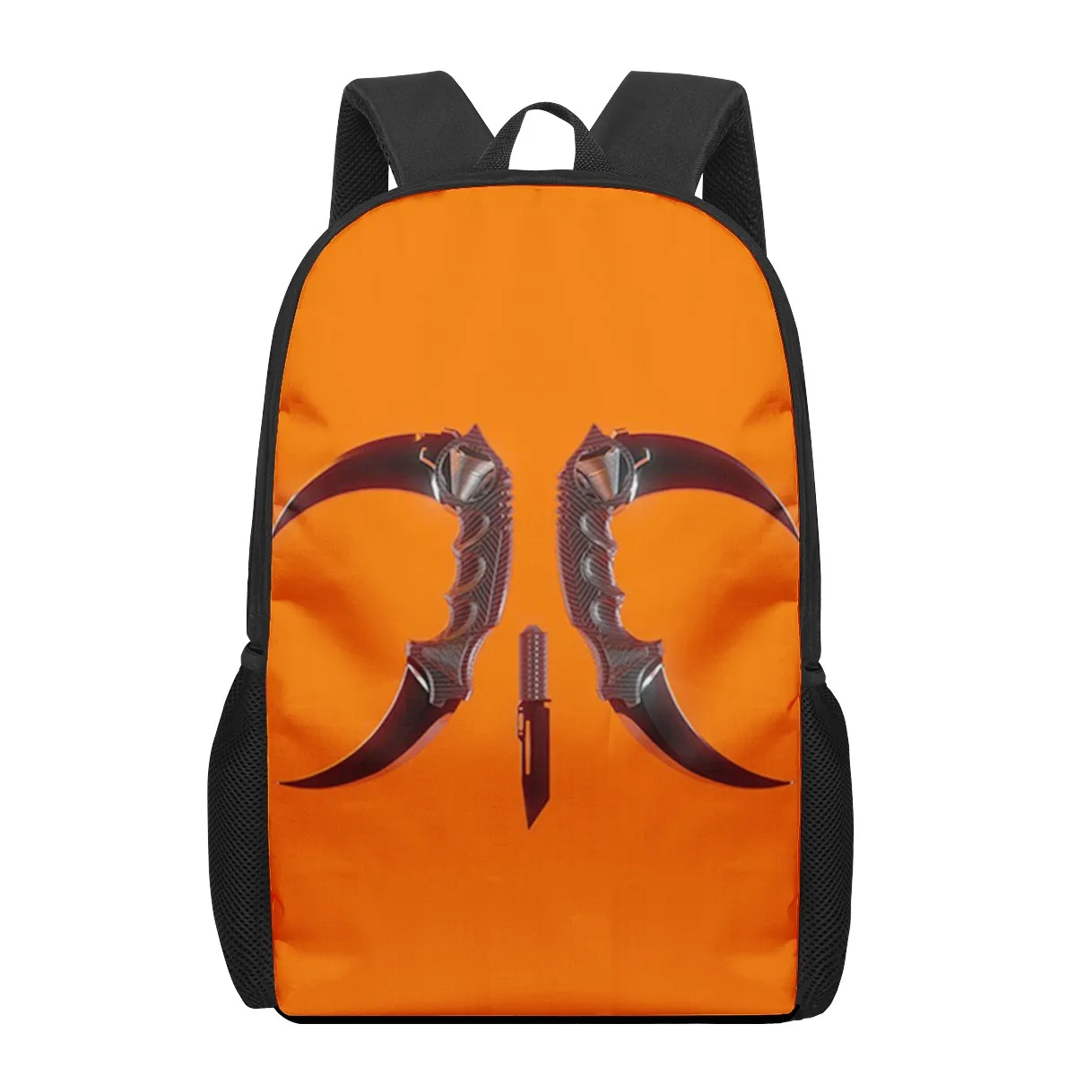 CS GO Clan logo 3D Printing Schoolbags for Girls Boys Children Kids School Book Bag 3d Junior Primary Student Bookbags Shoulder