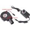 6000RPM BBQ Blower 15W Air Blower Smelting Metal Fan with Variable Speed Controller Barbecue Fan for Camping Stove Cooking Fans 6