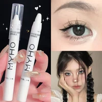 Star Diamond Highlighter Pen Series 608 Highlighter Eye Head Brightening Silkworm Pen Flash Eyeshadow Pen Matte White Pearl 2