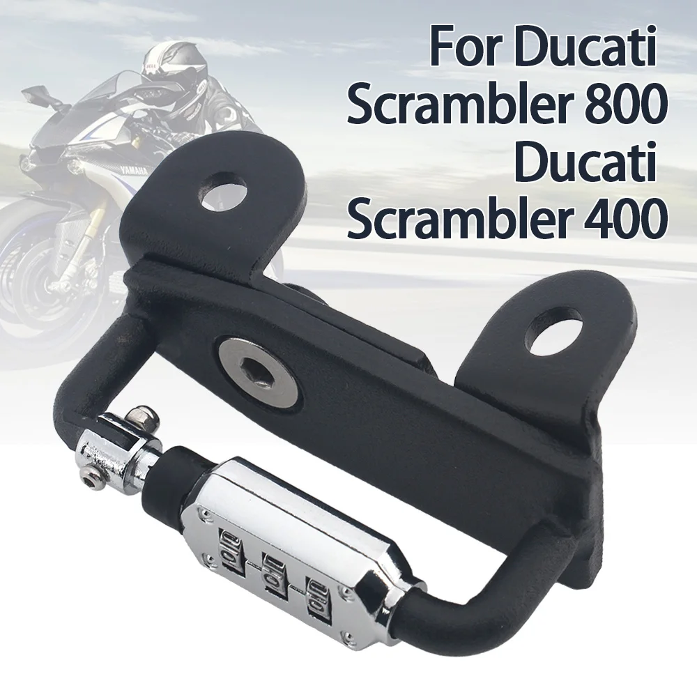 MotorcycleHelmetLockHelmetsSecurityAntiTheftRustProofLockFor