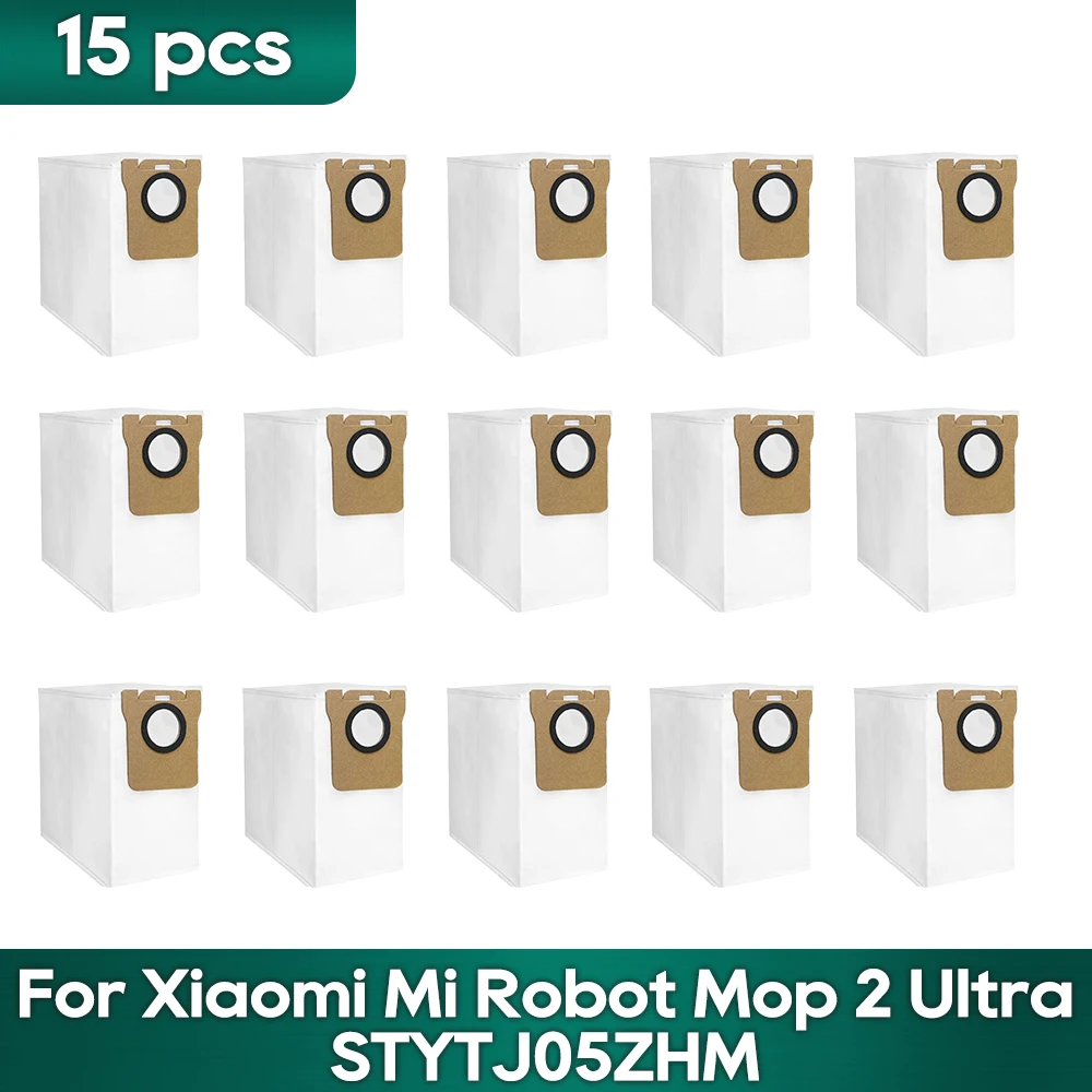 

Compatible For Xiaomi Mi Robot Mop 2 Ultra STYTJ05ZHM Robot Vacuum Replacement Dust Bags Sack Spare Parts Accessories