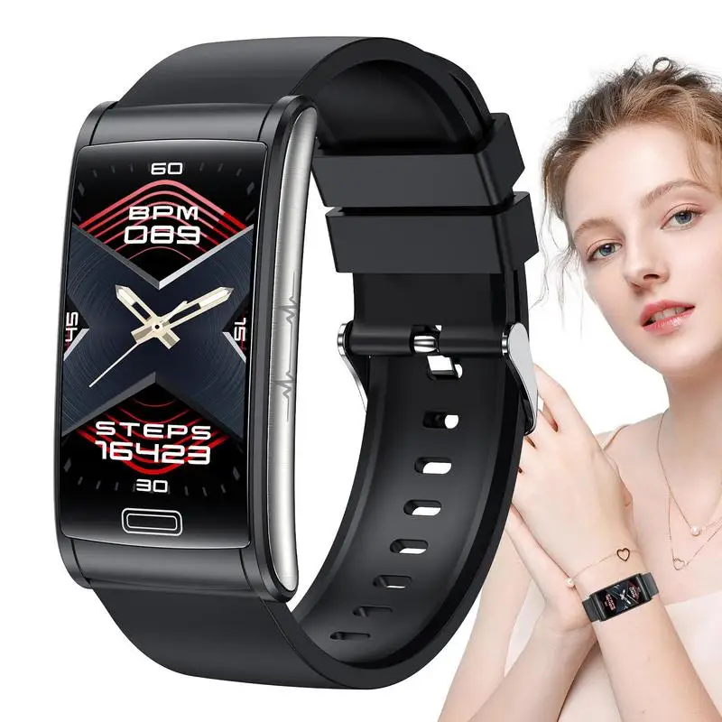 

2023 New Non-invasive Blood Glucose Health Smart Watch Men ECGPPG Blood Pressure Thermometer Waterproof Smartwatch