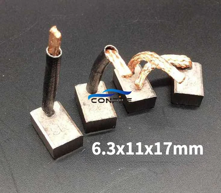 4pcs 6.3x11x17mm car Starter Motor Carbon Brush for xiali Suzuki Grand Vitara