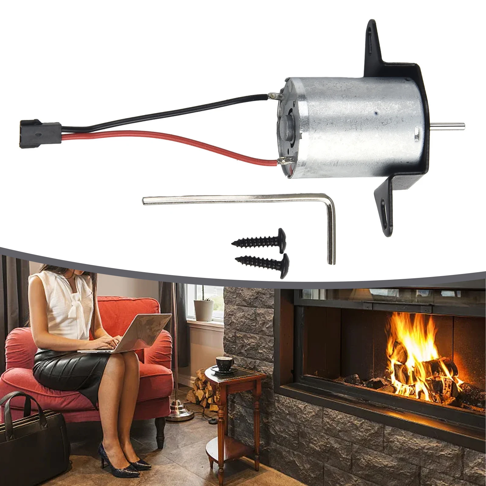 Fireplace Fan Replacement Motor Suitable for Home and Professional Use