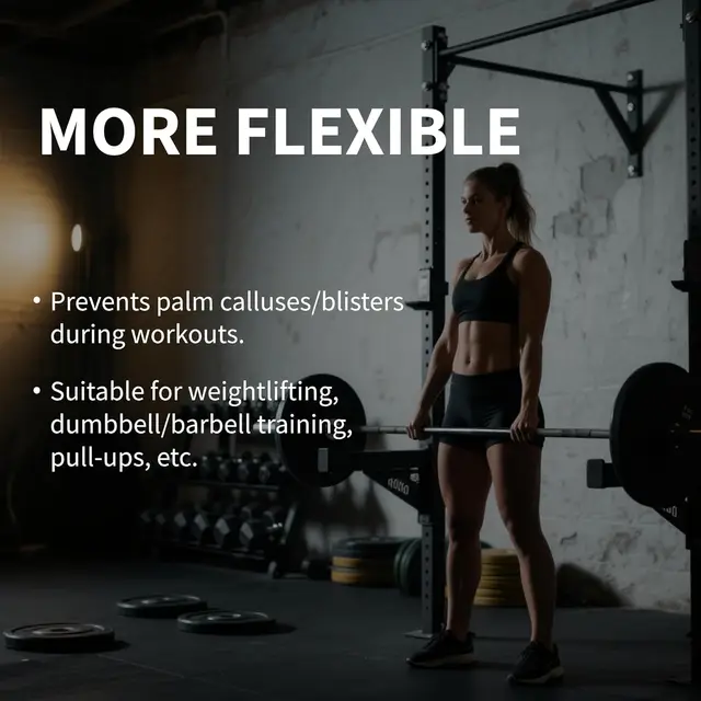 Anti-Slip Workout Grips Gym Grips Weight Lifting Grips Pads for Men Women Deadlift Fitness Training and Exercise 4