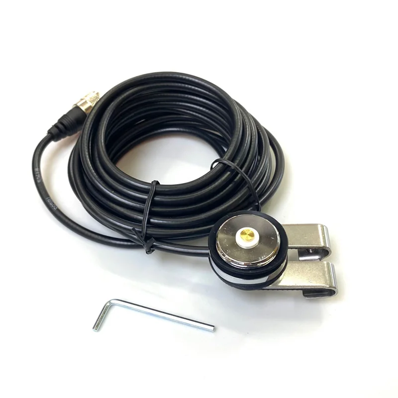 N-2 5M NMO PL259 RG-58 동축 케이블 안테나 케이블 NMO 마운트 자동차 트럭 아마추어 라디오 모바일 자동차 라디오 안테나 케이블
