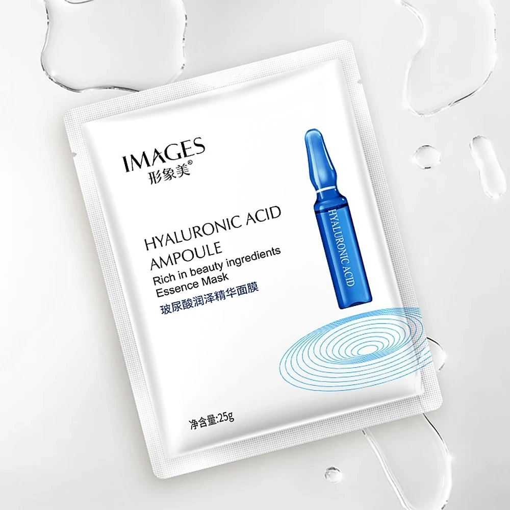 Skin Care Set Hyaluronic Acid Face Serum Mask Eye&Face Cream Moisturizing Brightening Women Korean Cosmetic Care Kit