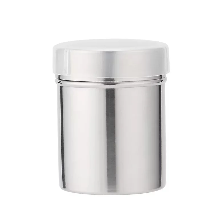 Stainless Steel Coffee Powder Dredger Icing Sugar Salt Shaker Cocoa Cinnamon Flour Mesh Sifter Sprinkler flour sifter mesh strainer fine mesh strainer powder sieve powder sugar shaker