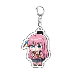 Cute Acrylic Keychain Ornaments - Anime Cartoon Bocchi The Rock Character Collection - About 5cm (Y3939)