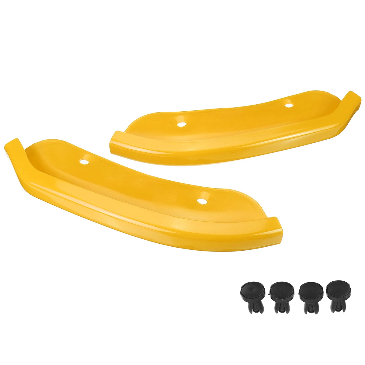 Front Bumper Splitter Protector Lip Spoiler for Dodge Challenger SRT 2015- Diffuser Guard Cover Yellow