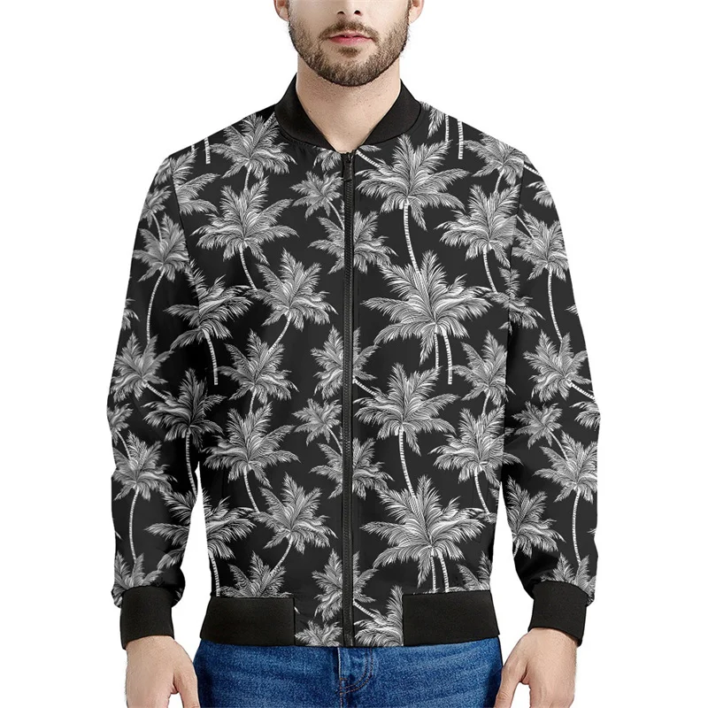 thumbnail image 1 of Chaquetas con estampado 3D de coco para hombres y niños, sudadera holgada de primavera y otoño, chaqueta bomber informal de calle con cremallera, abrigo para mujer, 1 of 5