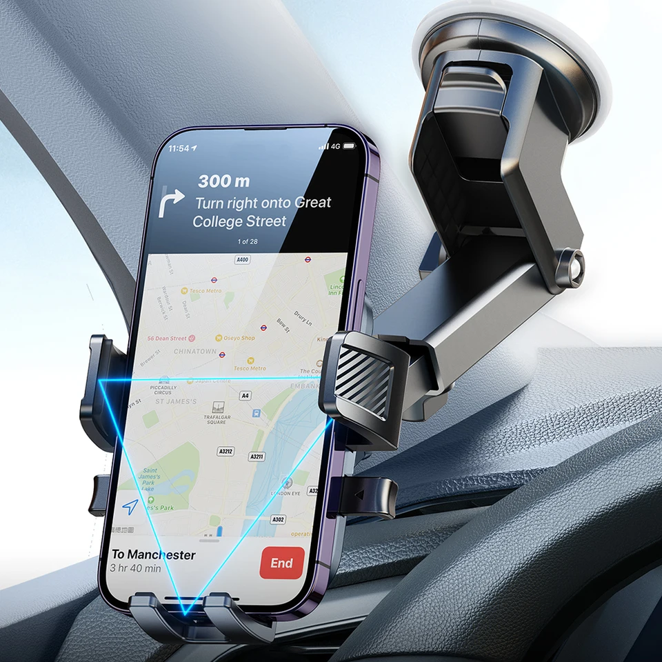 360 Rotating Car Phone Holder with Suction Cup