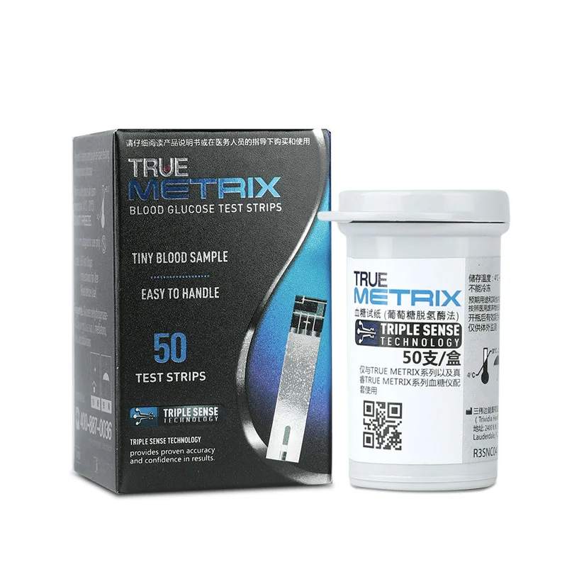 Sincare True Metrix Precision Alloy Blood Glucose Test Paper For Home Use/kit set/only kit