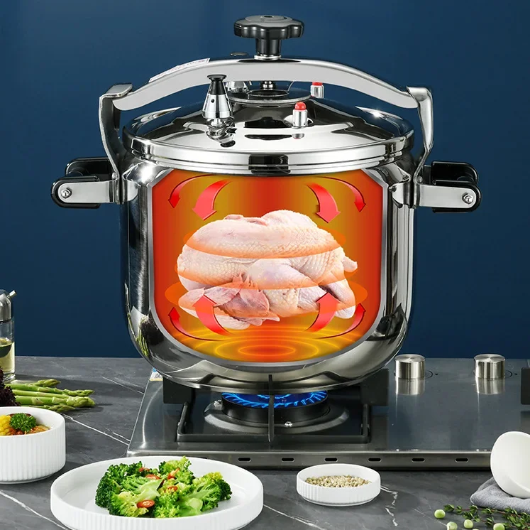 Restaurant Commercial Electric Large Non Stick Pressure Cooker Stainless Steel Handle Deep Frying