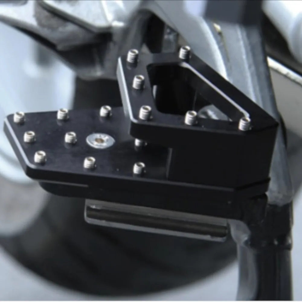 Prolunga Leva Freno Posteriore In Alluminio CNC Per BMW R1200GS / R1250GS (Nero) - 6