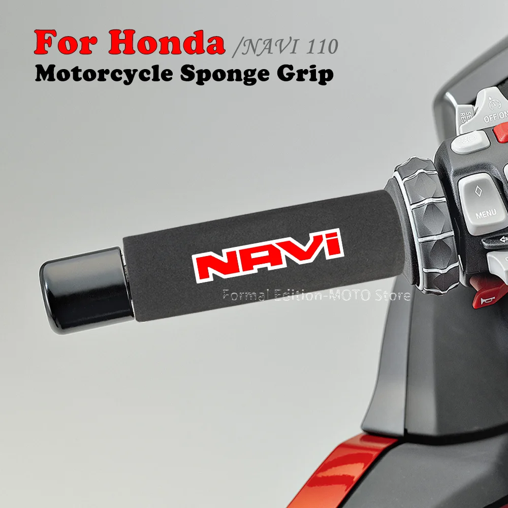 

For Honda NAVI 110 Navi 110 Motorcycle Grip Cover Shockproof 27mm Motorcycle Sponge Grip Non-Slip Handlebar Grip Sponge Cover