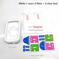 Premium Tempered Screen Protector and Case Cover - 550 (White)