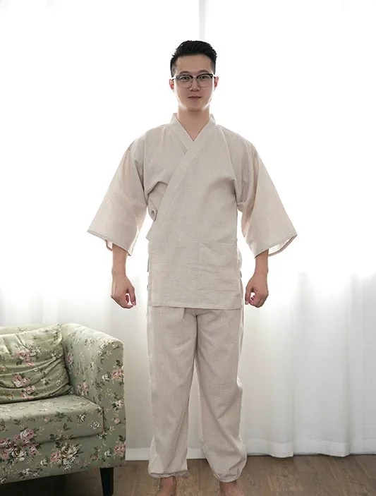 Japanese Samue Homewear Set, Traditional Japanese-style Men's Pajamas and Loungewear New Summer and Autumn Collection