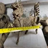 Chinese  Old Unearthed bronze Ancient Kirin Statue,Come From  FOLK Collection 3